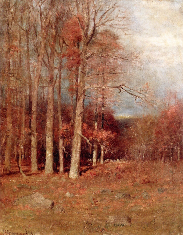 Trees in Autumn by Joseph H. Greenwood,A3(16x12")Poster