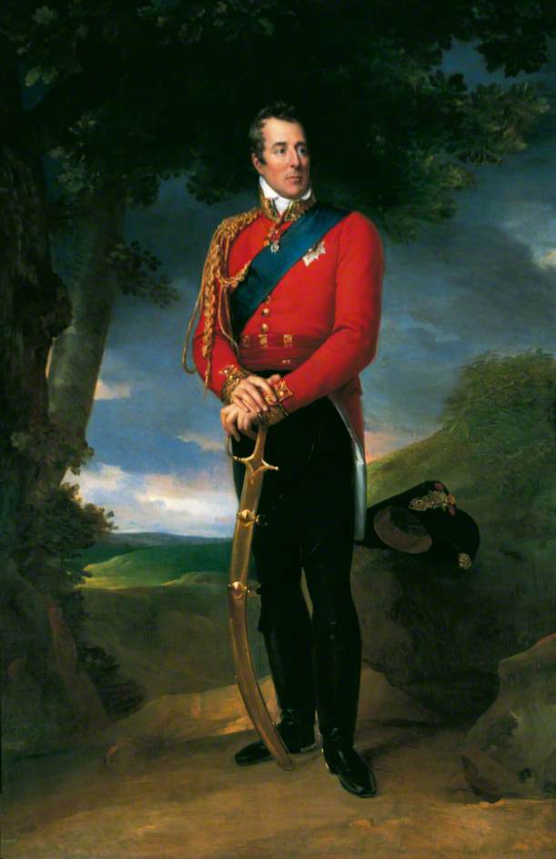 Arthur Wellesley, 1st Duke of Wellington, Field Marshal and Prime Minister, vintage artwork by François Gerard, 12x8" (A4) Poster