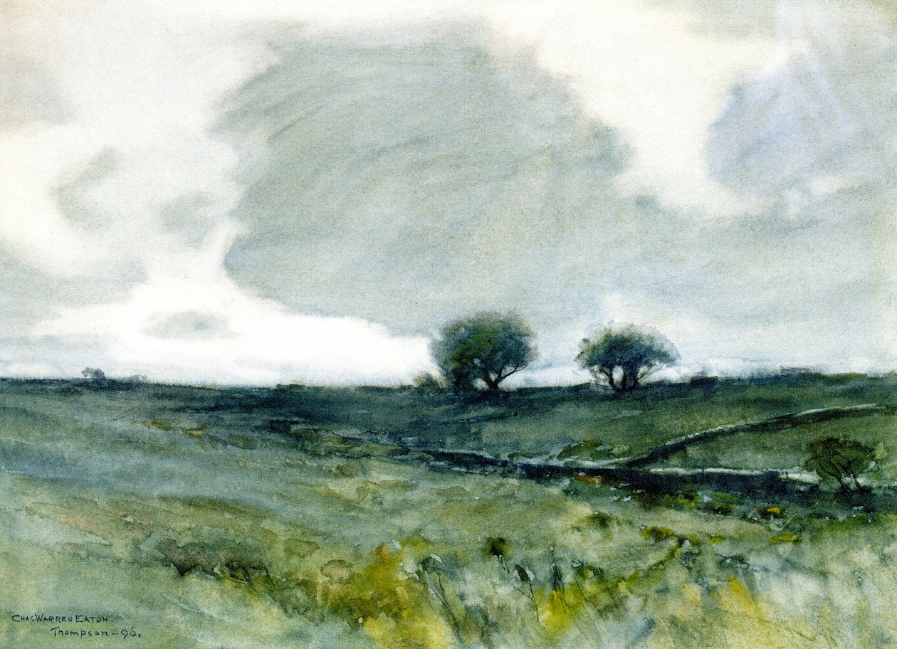 Pasture Trees, vintage artwork by Charles Warren Eaton, 12x8" (A4) Poster