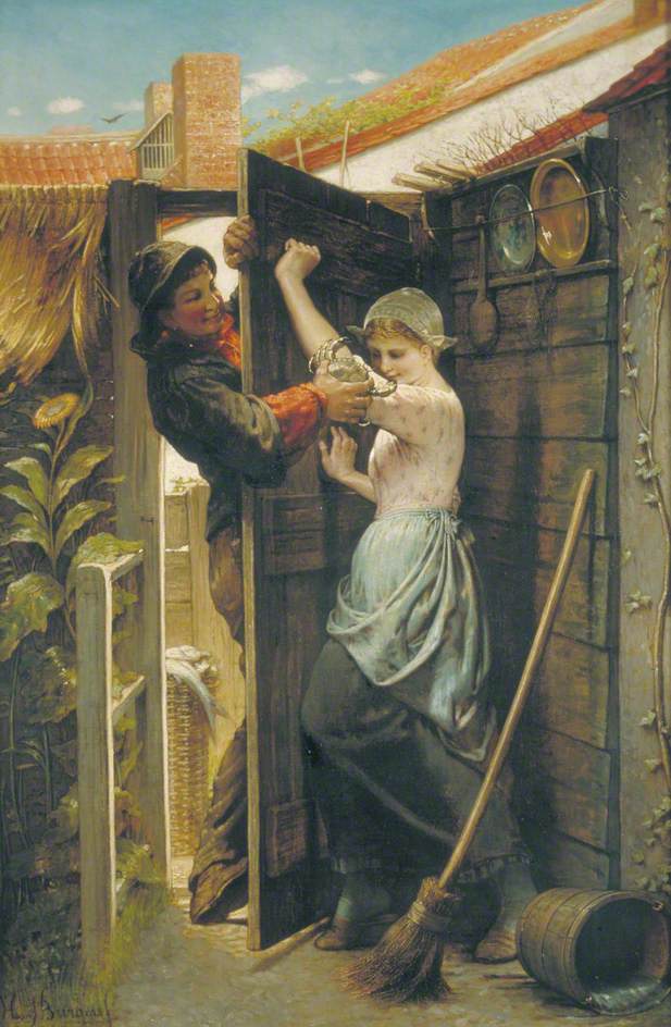 Sailor with a Crab, vintage artwork by Hendricus-Jacobus Burgers, 12x8" (A4) Poster