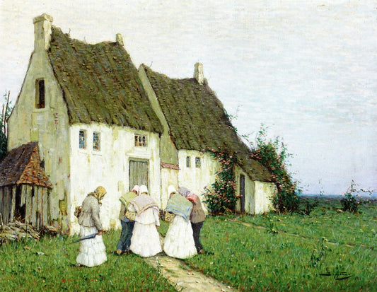 Returning from the Market by Viktor Ivanovich Zarubin,A3(16x12")Poster