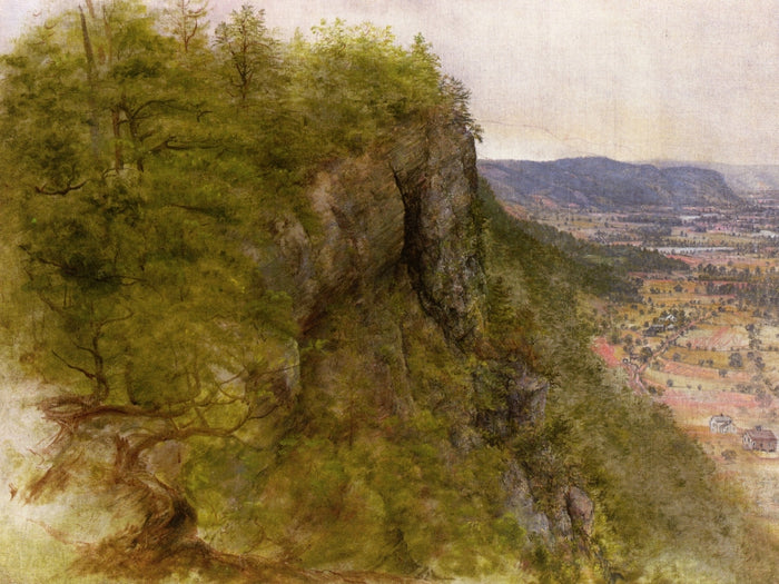 Mountain Vista, vintage artwork by Asher Brown Durand, A3 (16x12