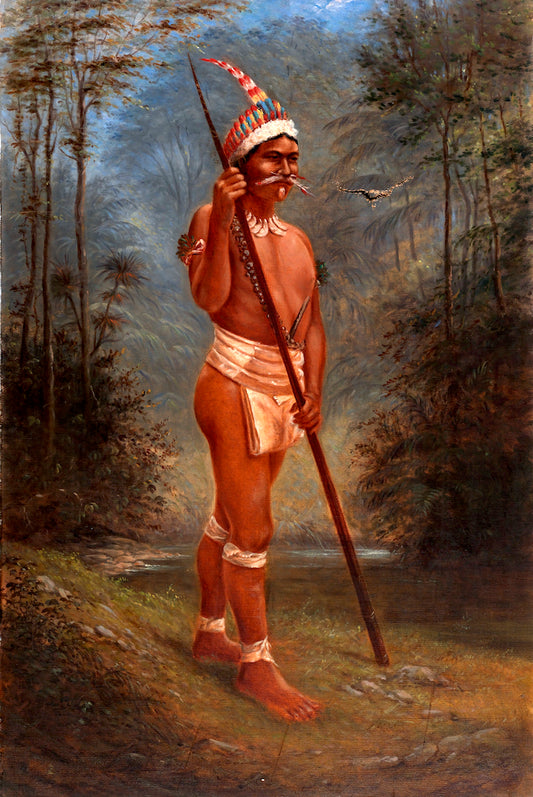 Zaparo Stock, vintage artwork by Antonio Zeno Shindler, 12x8" (A4) Poster