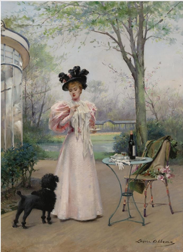 A Faithful Companion by Louise Abbema,A3(16x12")Poster