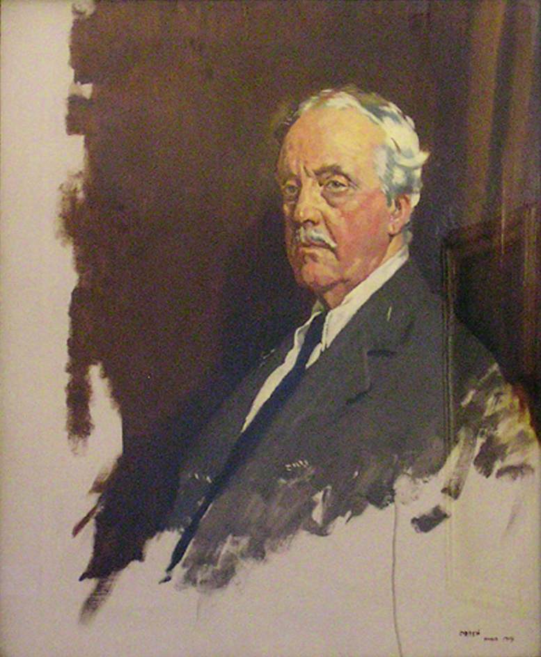 Arthur James Balfour (1848-1930), 1st Earl Balfour, vintage artwork by Sir William Orpen, R.A., R.H.A., 12x8" (A4) Poster