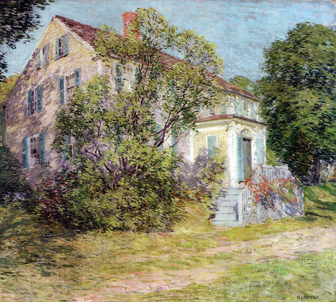 Kittery Mansion by Willard Leroy Metcalf,A3(16x12")Poster