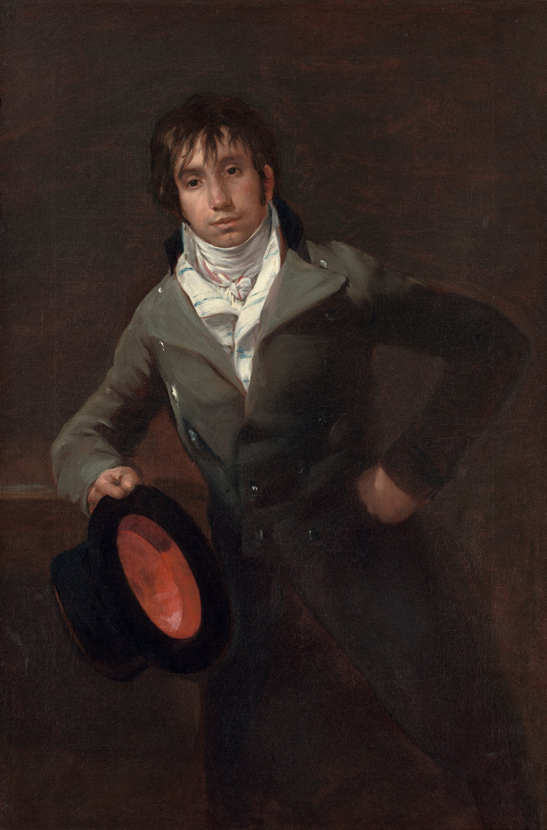Bartolome Sureda y Miserol, vintage artwork by Francisco de Goya y Lucientes, 12x8" (A4) Poster