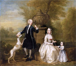 The Cowper Family, vintage artwork by William Hogarth, 12x8" (A4) Poster