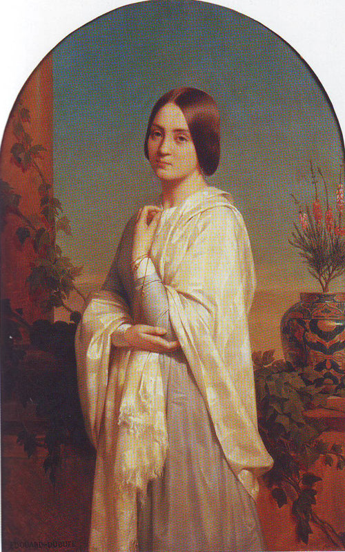 Madame Edouard Dubufe, vintage artwork by Edouard Louis Dubufe, A3 (16x12") Poster Print