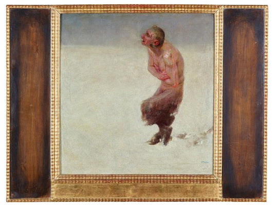 Verirrt, vintage artwork by Franz von Stuck, 12x8" (A4) Poster