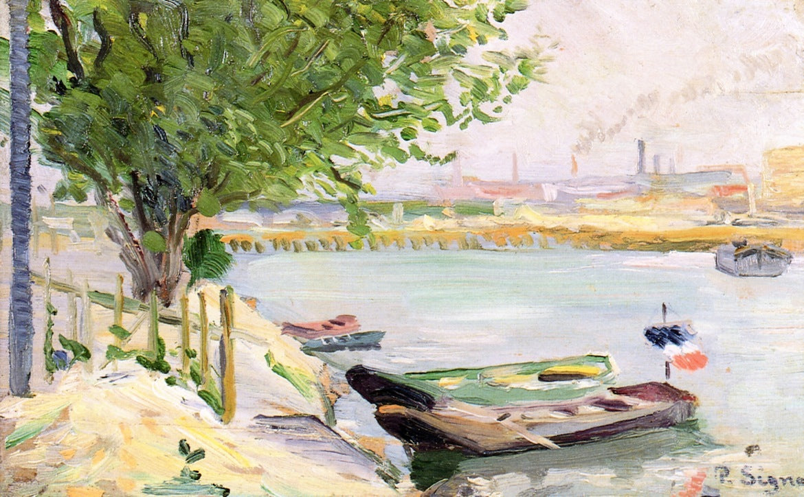 Asnieres by Paul Signac,A3(16x12")Poster
