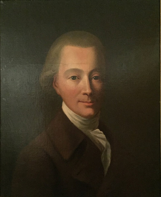 Daniel von Baer, vintage artwork by UNKNOWN, German School 18th Century, 12x8" (A4) Poster