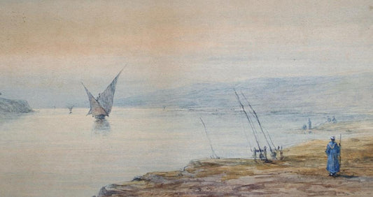 Nile Scene, vintage artwork by Frederick Goodall, A3 (16x12") Poster Print