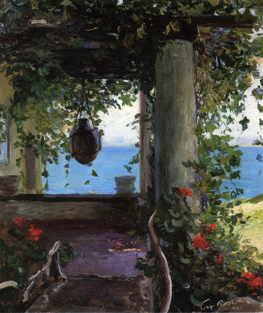 La Jolla Arbor, vintage artwork by Guy Orlando Rose, 12x8" (A4) Poster