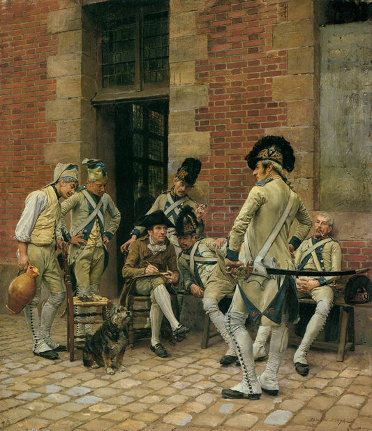 The Sergeant's Portrait, vintage artwork by Jean-Louis Ernest Meissonier, A3 (16x12") Poster Print