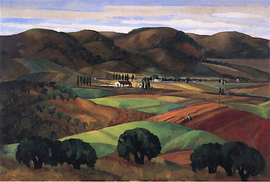 Farm and Earth Patterns by Rinaldo Cuneo,16x12(A3) Poster