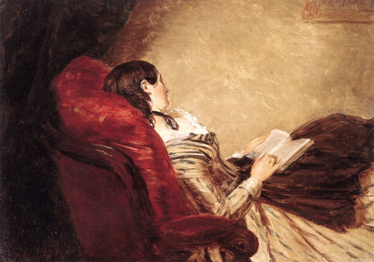Isabelle Asleep, vintage artwork by William Powell Frith, A3 (16x12") Poster Print