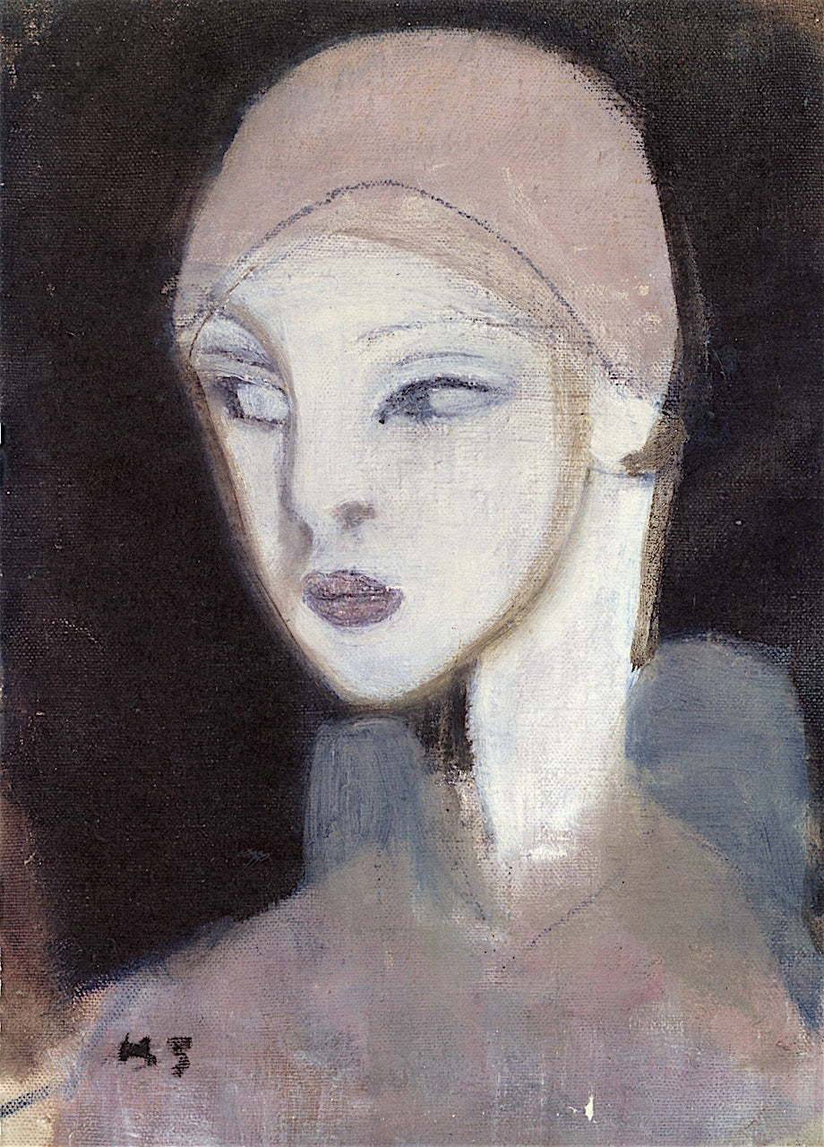 Girl from the Islands, vintage artwork by Helene Schjerfbeck, 12x8" (A4) Poster