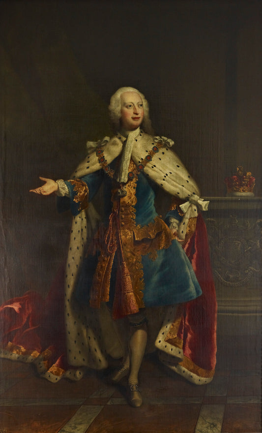 Frederick, Prince of Wales (1707-1751), vintage artwork by Attributed to Joseph Highmore, 12x8" (A4) Poster