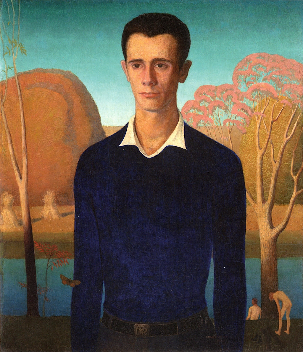 Arnold Comes of Age by Grant Wood,16x12(A3) Poster
