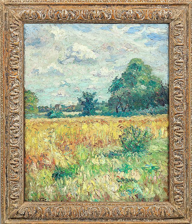 The Waving Wheat by Emmanuel de la Villeon,A3(16x12")Poster