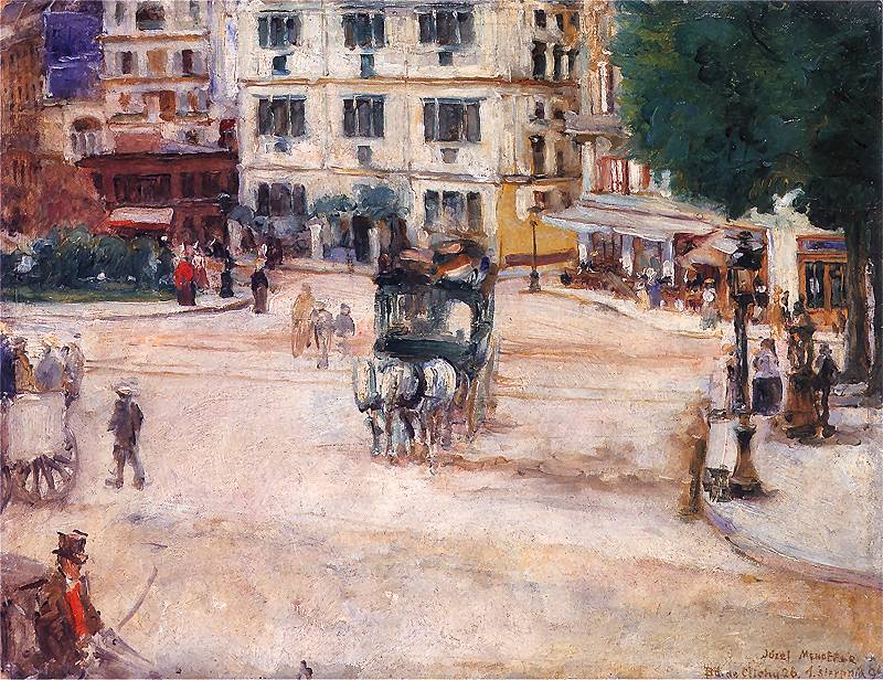 Place Pigalle, Paris by Jozef Mehoffer,A3(16x12")Poster