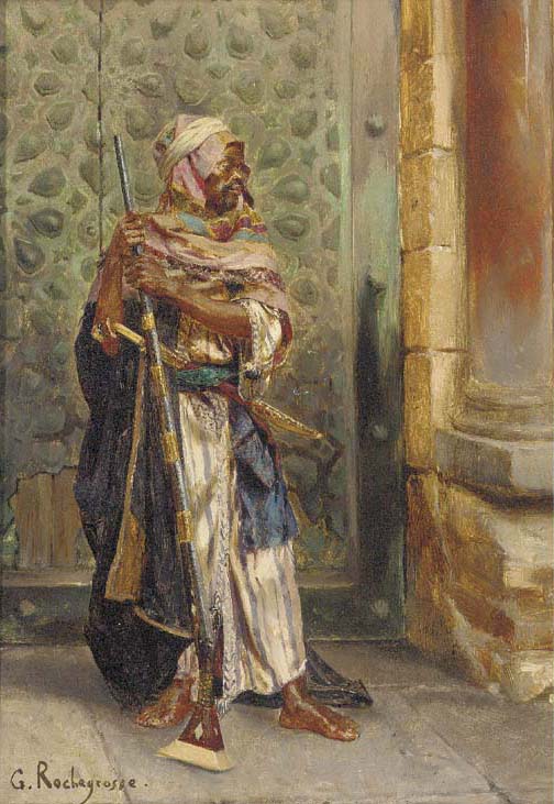 The Arab Guard by Georges Antoine Rochegrosse,A3(16x12")Poster