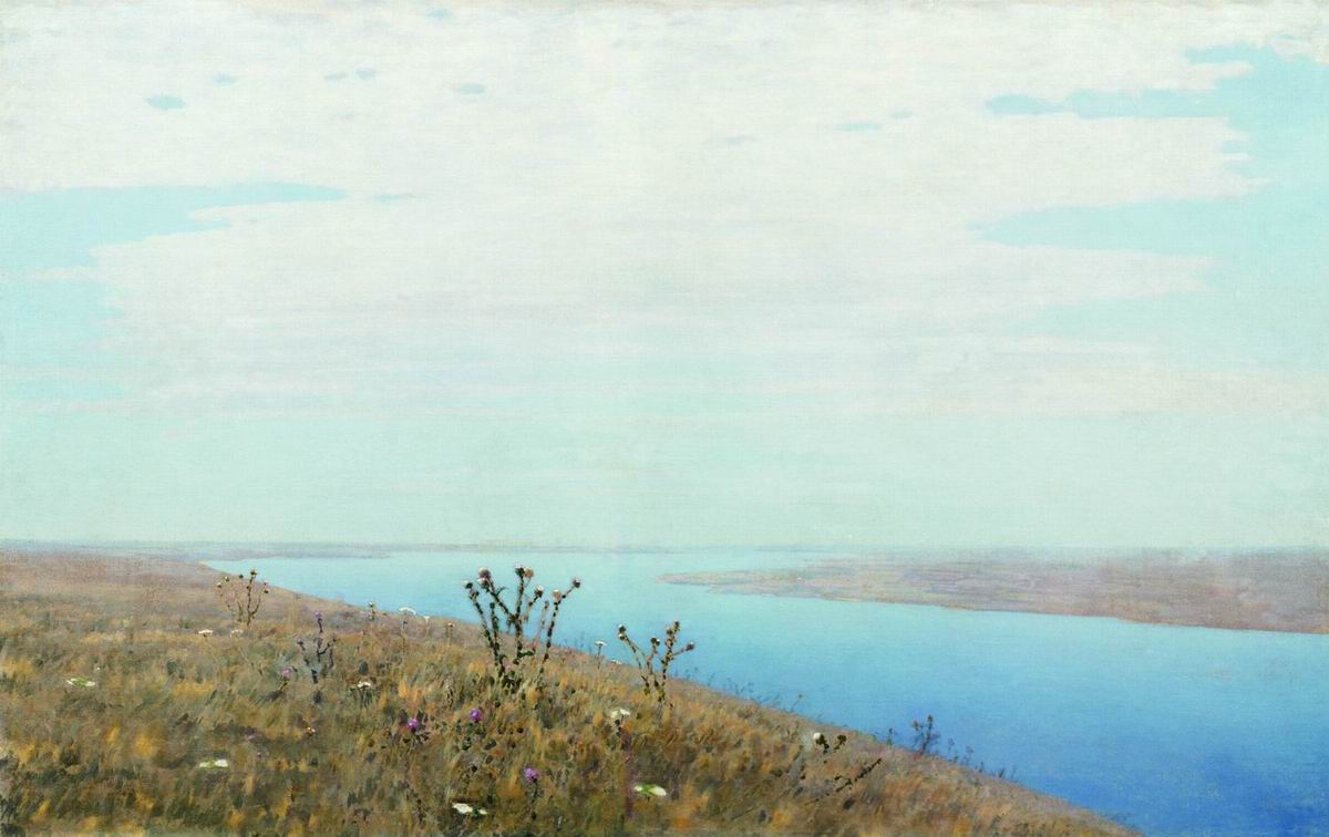 The Dnieper River, vintage artwork by Arkhip Ivanovich Kuindzhi, 12x8" (A4) Poster