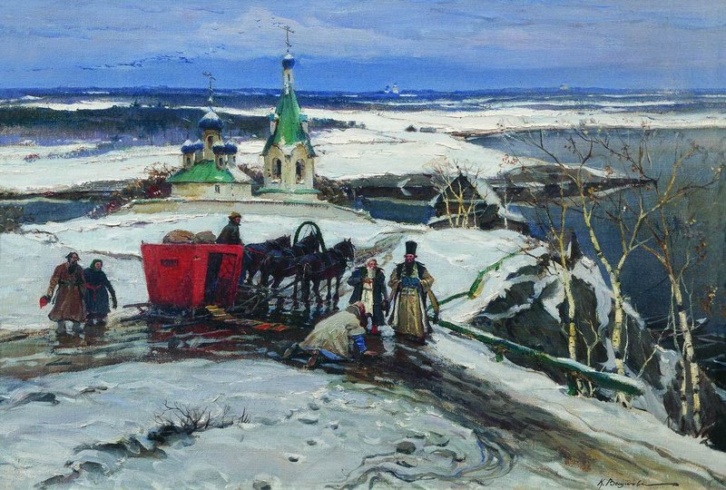 The Coach by Konstantin Westchilov,16x12(A3) Poster