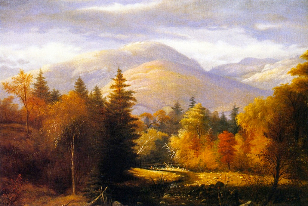 Green Mountains, Vermont, vintage artwork by James Hope, A3 (16x12") Poster Print