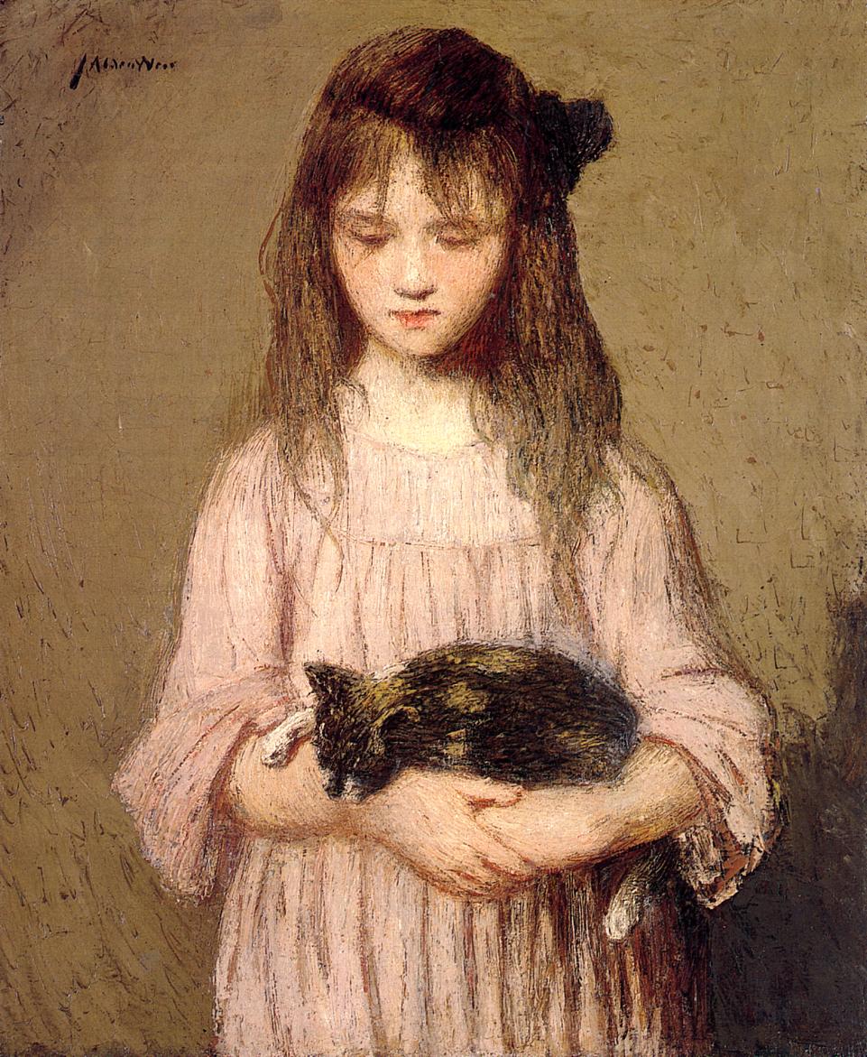 Little Lizie Lynch by Julian Alden Weir,A3(16x12")Poster