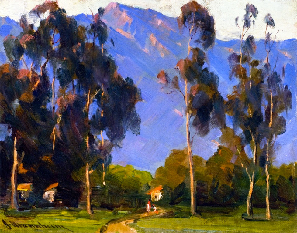 Eucalyptus Landscape by Jean Mannheim,A3(16x12")Poster