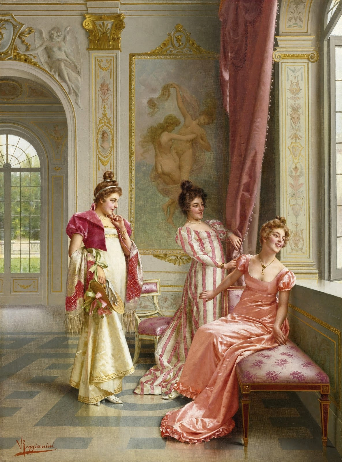 The Coquettes Adventure by Vittorio Reggianini,A3(16x12")Poster