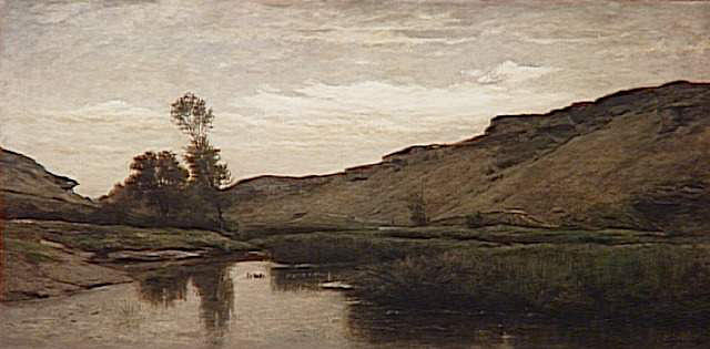 La grande vallee d’Optevox (Isère), vintage artwork by Charles-François Daubigny, A3 (16x12") Poster Print