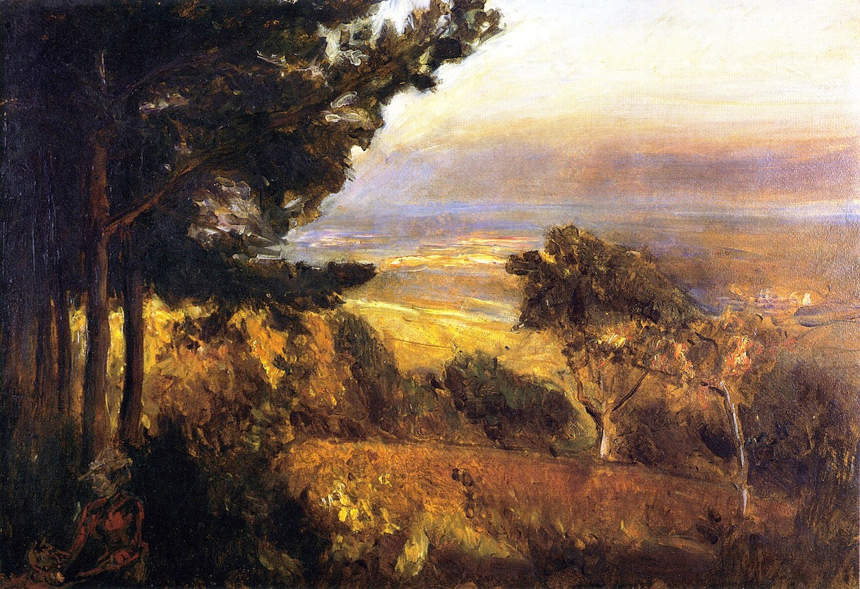Autumn Evening Mood - Neukastel by Max Slevogt,A3(16x12")Poster