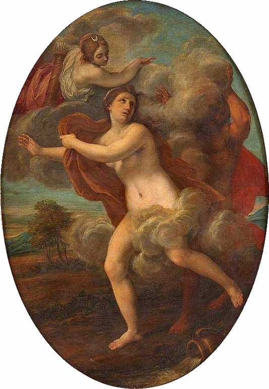 Alpheus and Arethusa, vintage artwork by Eustache Le Sueur, 12x8" (A4) Poster