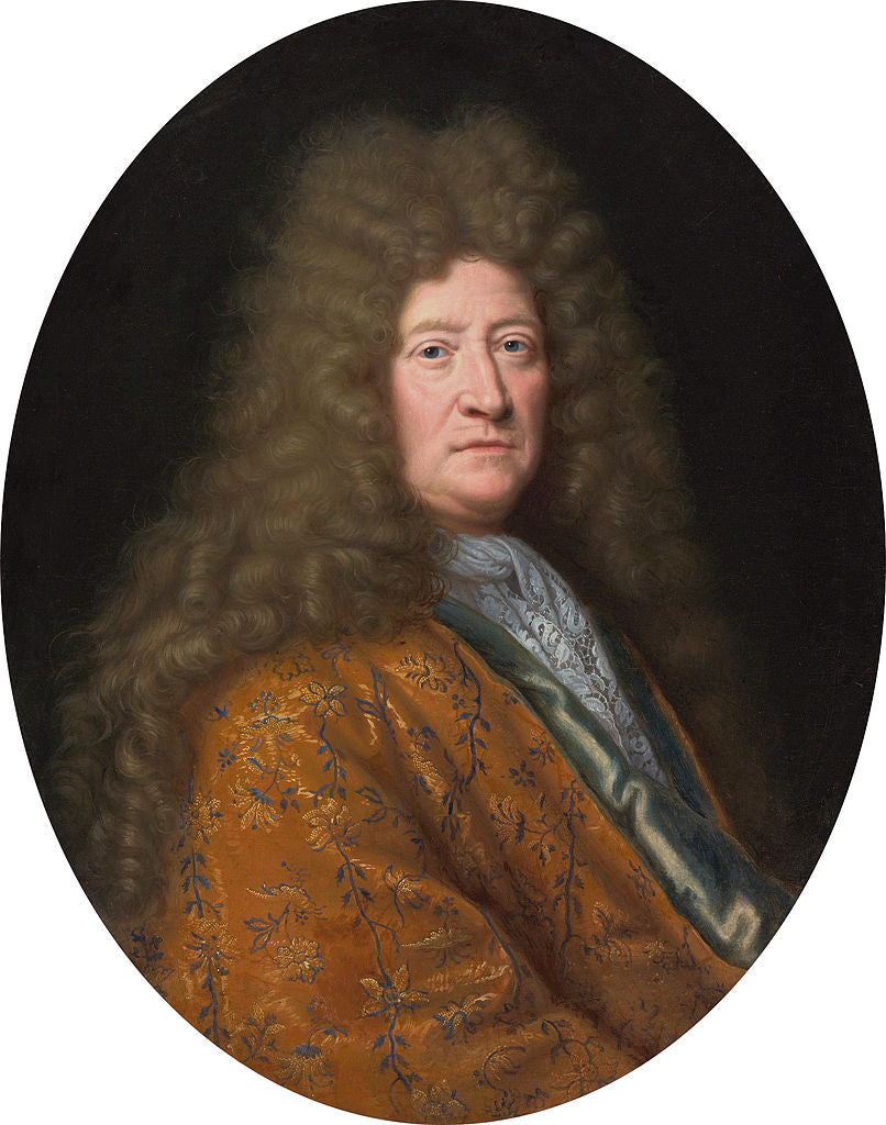 Edouard Colbert, Marquis de Villacerf, vintage artwork by Pierre Mignard, 12x8" (A4) Poster