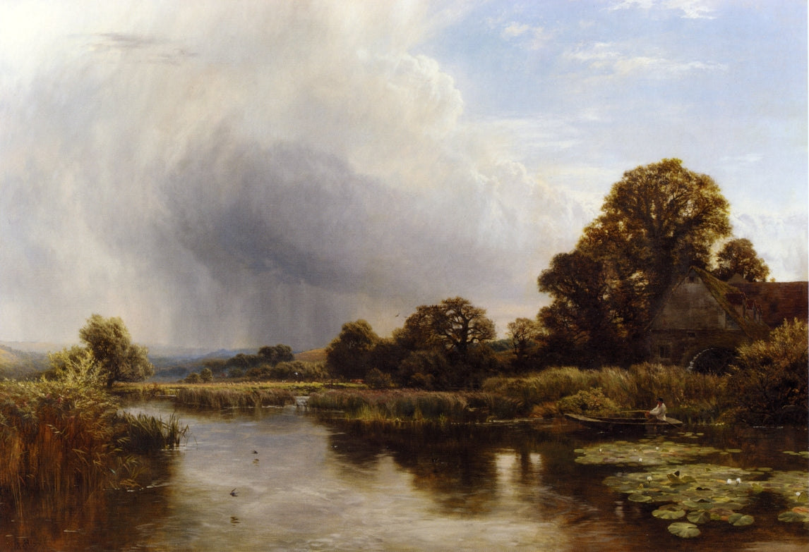 Summer Showers, vintage artwork by George Vicat Cole, 12x8" (A4) Poster