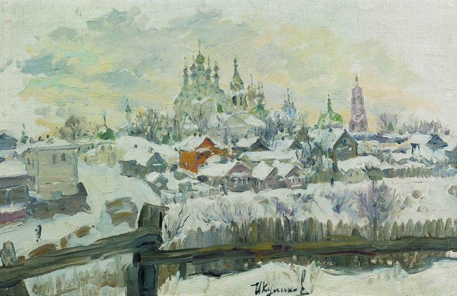 Monasteries in Murom by Ivan Kulikov,16x12(A3) Poster