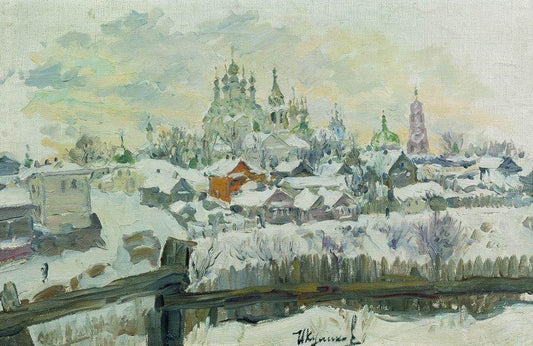 Monasteries in Murom by Ivan Kulikov,16x12(A3) Poster