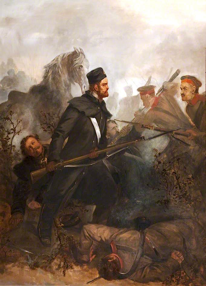 Private John McDermond...., vintage artwork by Louis William Desanges, A3 (16x12") Poster Print