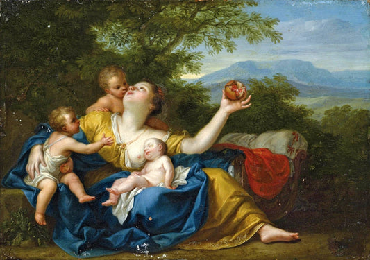 Charity (small version), vintage artwork by Marcantonio Franceschini, 12x8" (A4) Poster