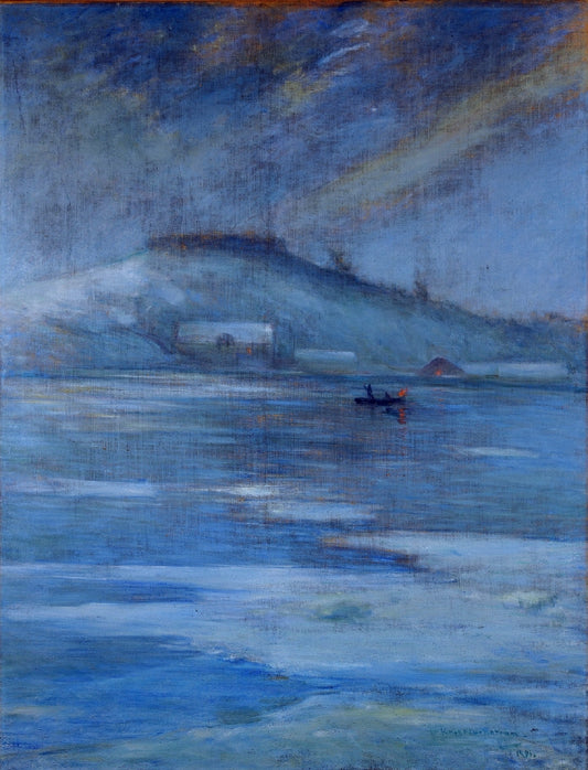 Fafangan, Stockholm, vintage artwork by Karl Nordström, 12x8" (A4) Poster