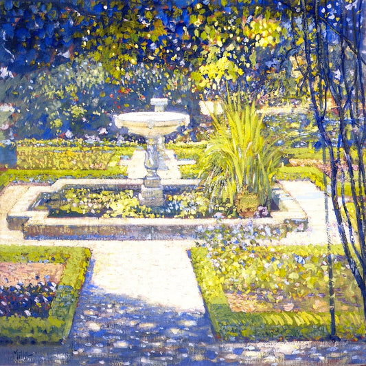 Dappled LIght, vintage artwork by Richard Edward Miller, 12x8" (A4) Poster