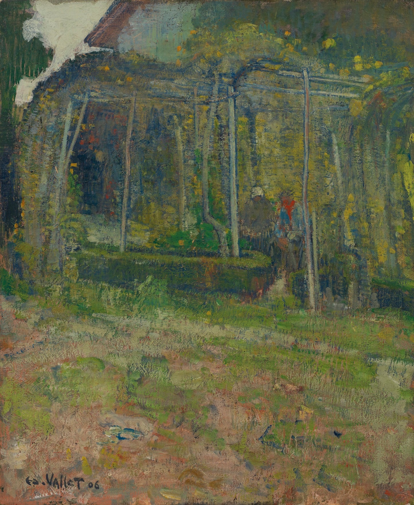 Tonnelle en novembre by Edouard Vallet,16x12(A3) Poster