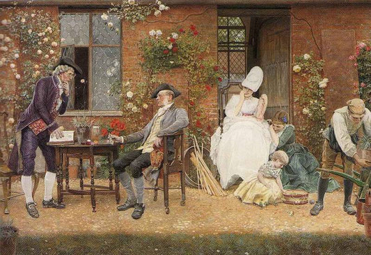 Rival Florists, vintage artwork by Edward Killingworth Johnson, 12x8" (A4) Poster