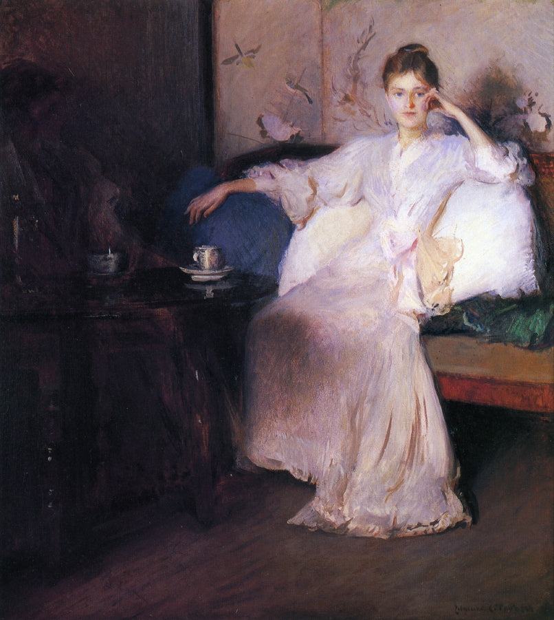 Arrangement in Pink and Gray by Edmund Tarbell,A3(16x12")Poster