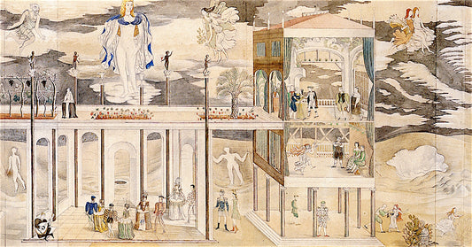 Study for Morley College Mural by Eric Ravilious,16x12(A3) Poster