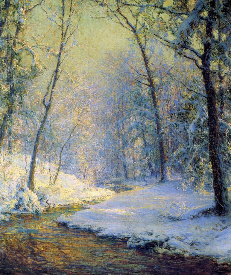 The Early Snow by Walter Launt Palmer,A3(16x12")Poster