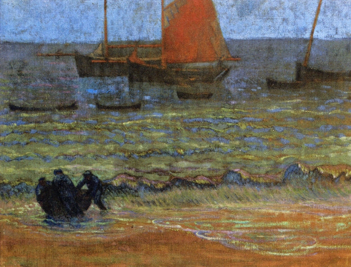 Marine view at Twilight by Emile Jourdan,A3(16x12")Poster